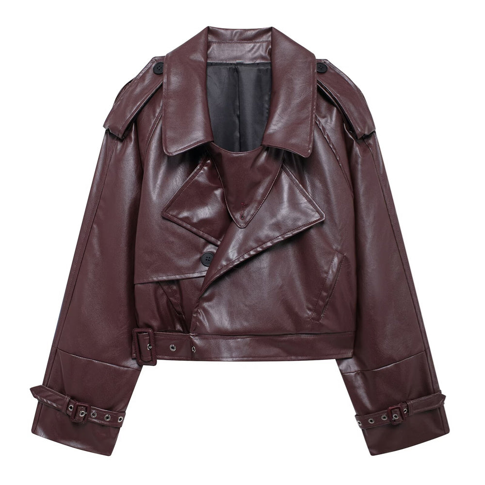 Burgundy Rebel Jacket