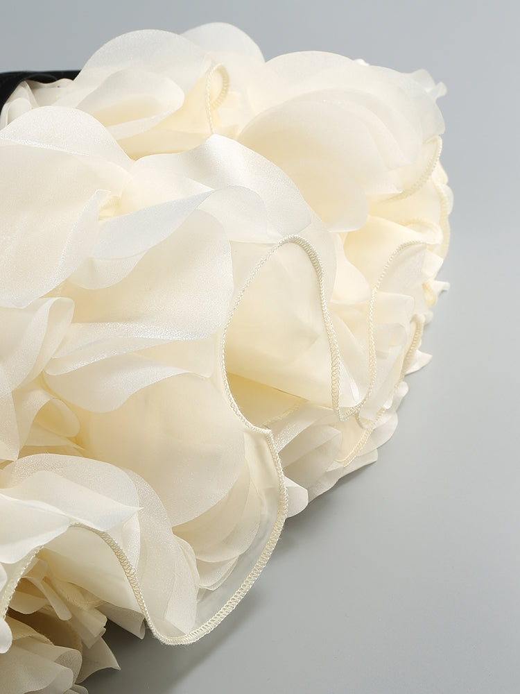 Midnight Ruffles Mini Dress