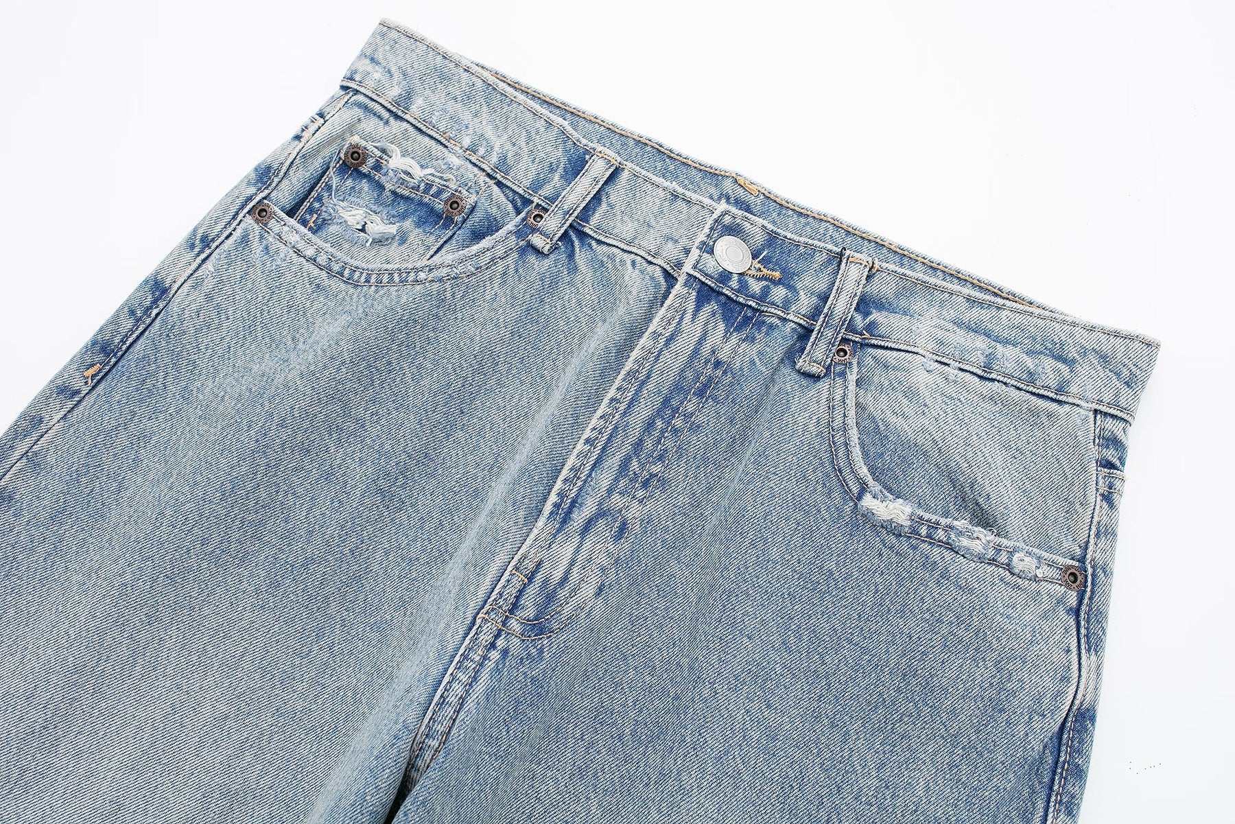 Urban Retro Ripped Denim