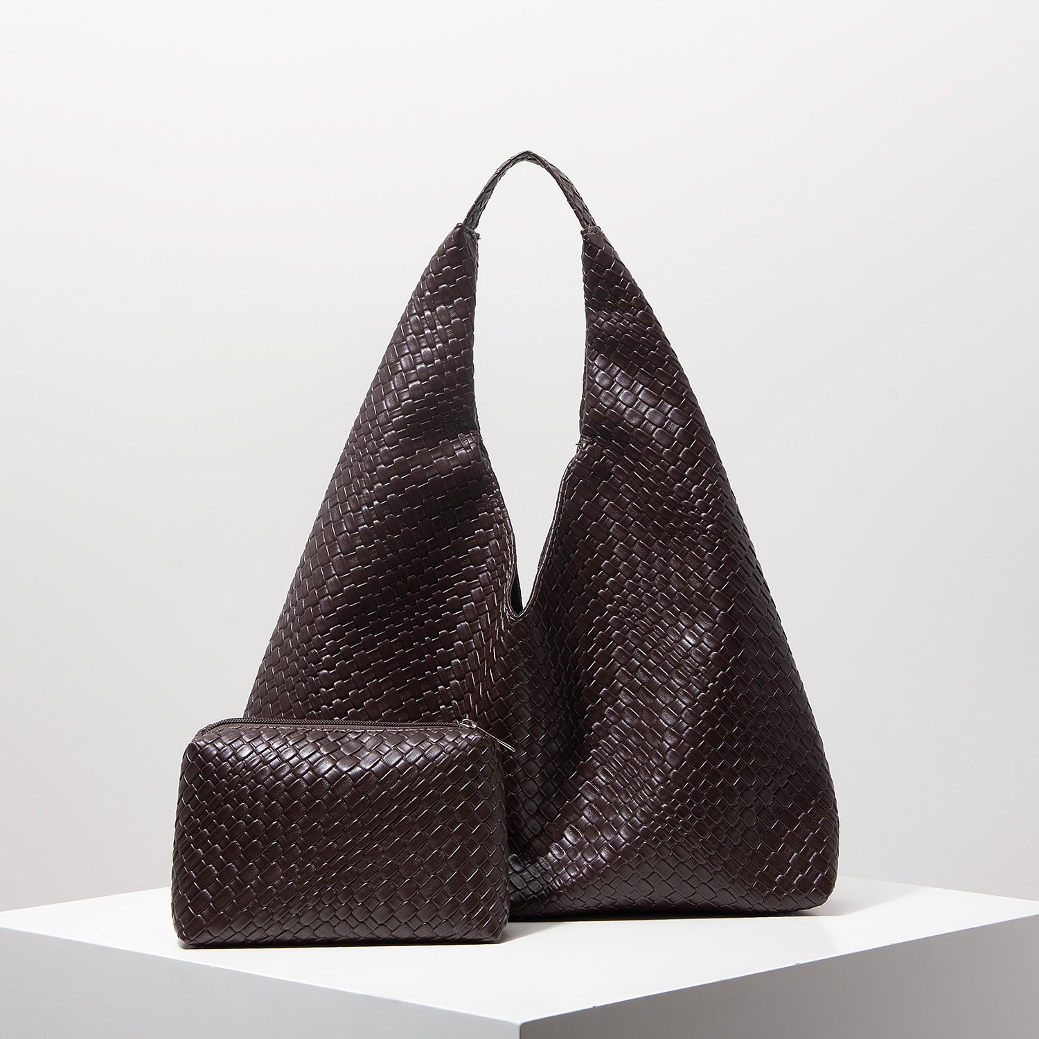 Luna Weave Shoulder Bag