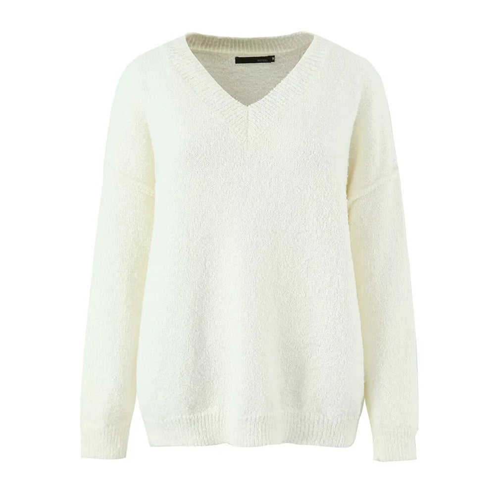 White Elegant Knit Set