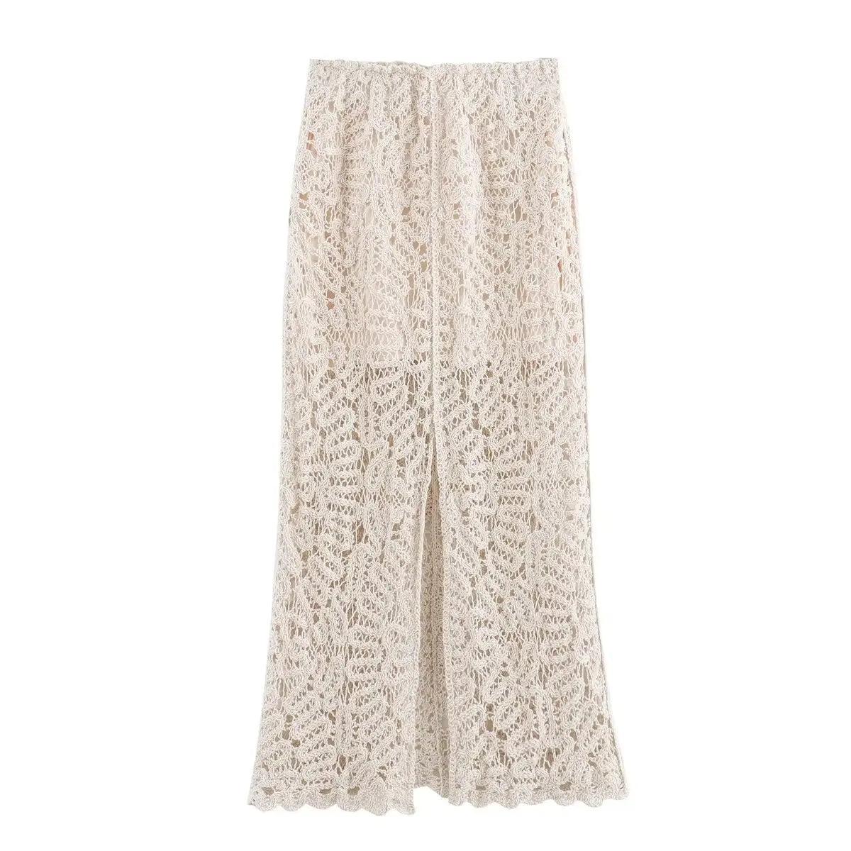 Set in Beige - Weste & Rock