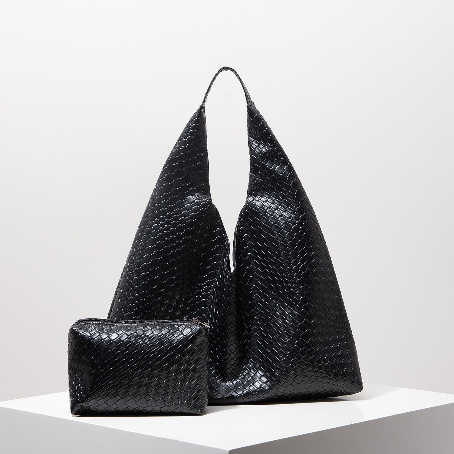 Luna Weave Shoulder Bag