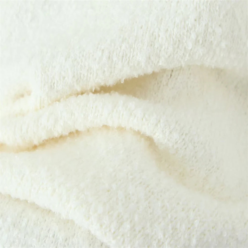 White Elegant Knit Set