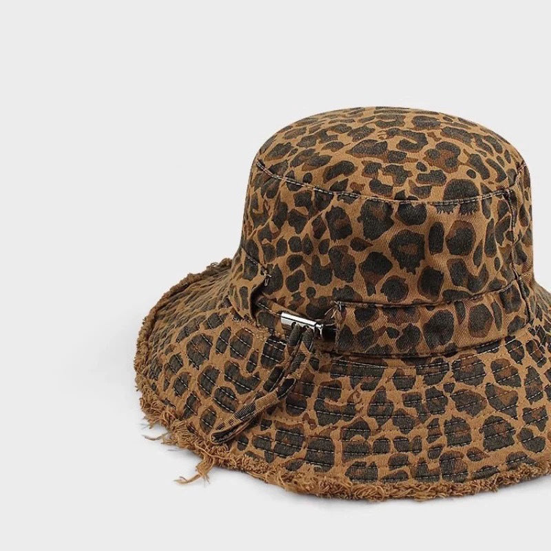 Leopard Print Bucket Hut