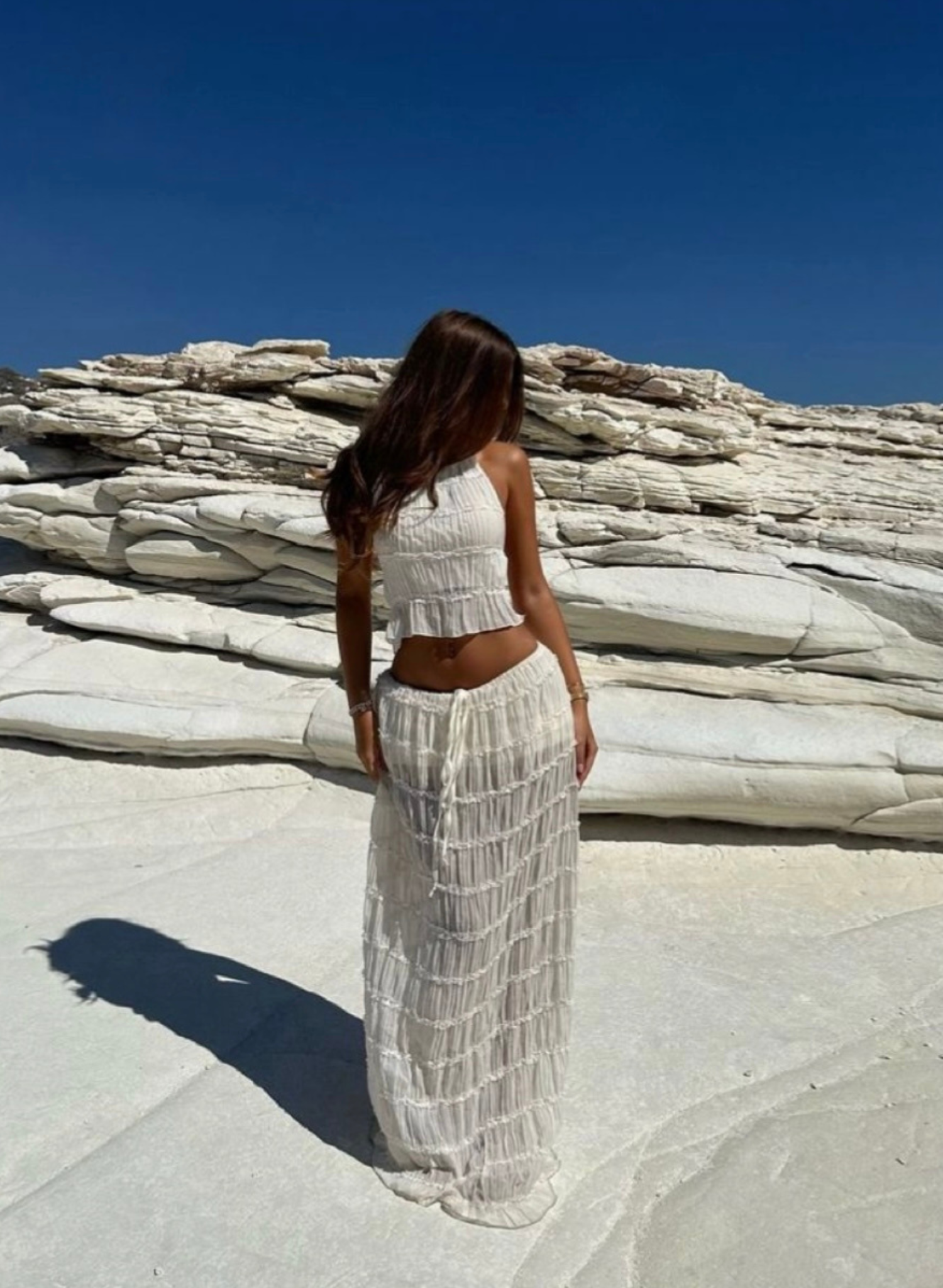 WhiteMuse Chiffon Set