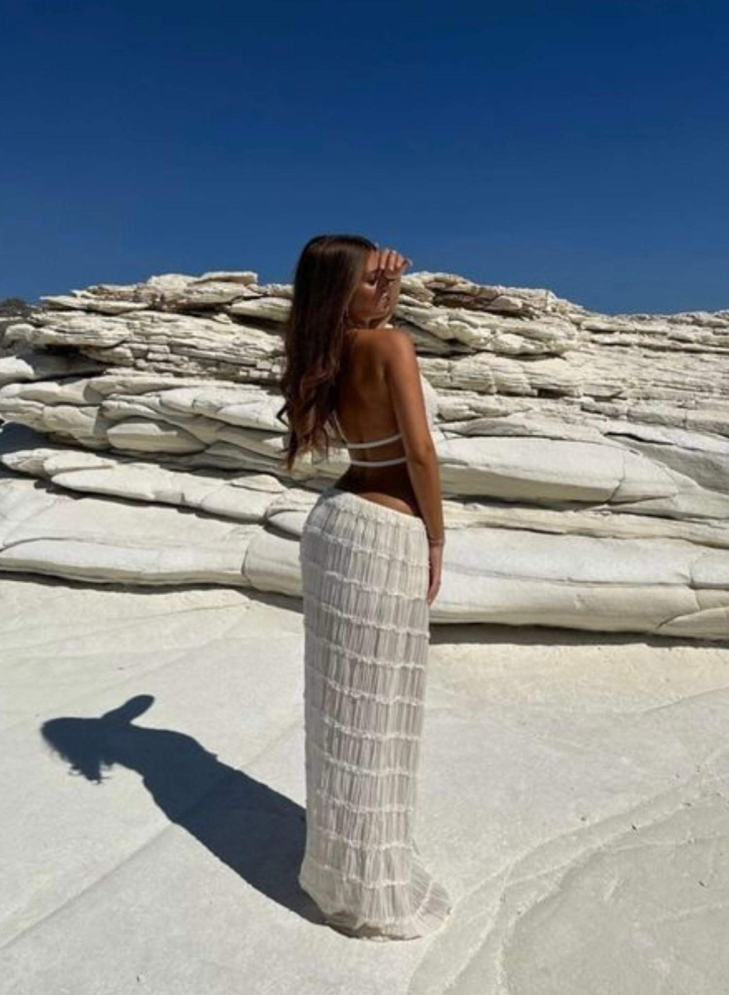 WhiteMuse Chiffon Set