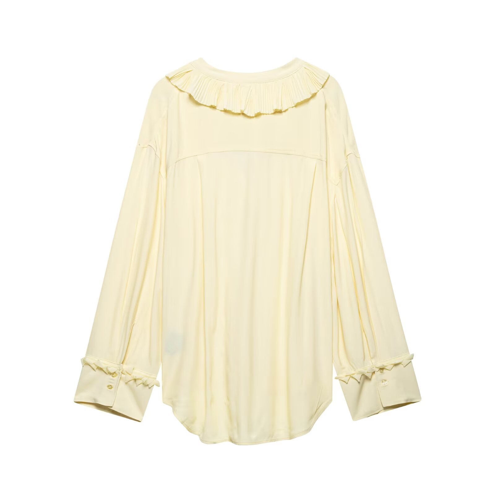 Rüschenblusen &amp; Asymmetrischer Rock Set