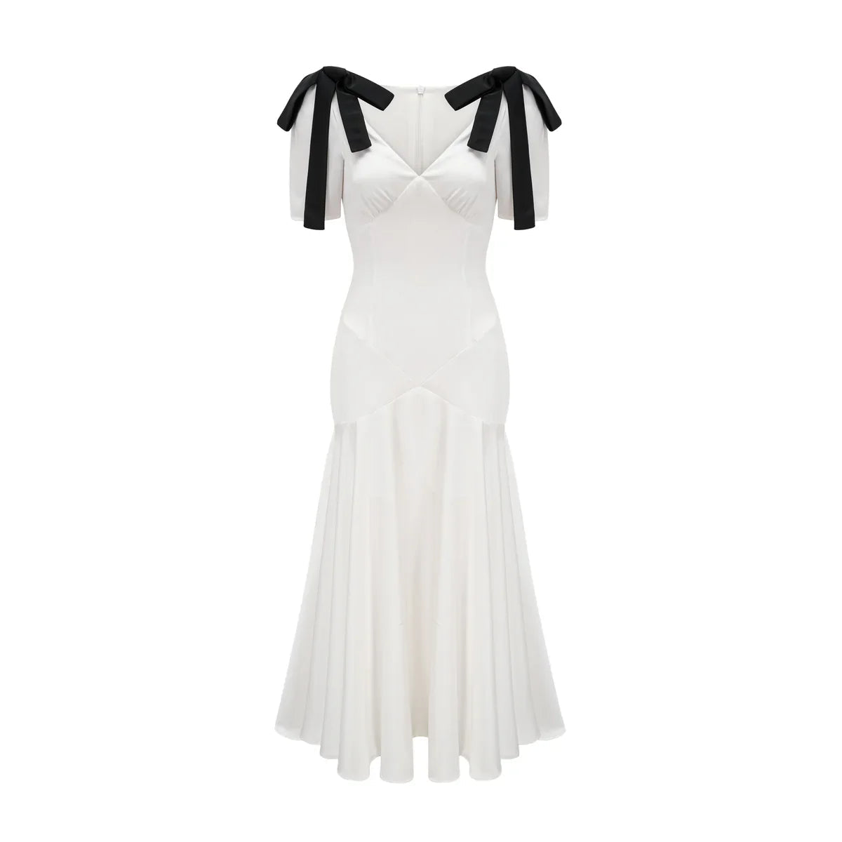 Noir & Blanc Elegance Dress