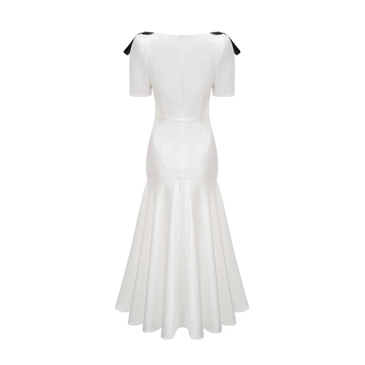 Noir & Blanc Elegance Dress